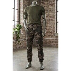 Urban Pipeline Cargo Jogger Pants Mens Large Camo Print Drawstring Casual Street
